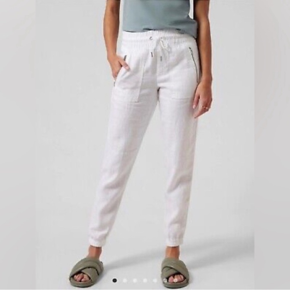 Athleta - Cabo Linen Jogger Pants - SIZE 2